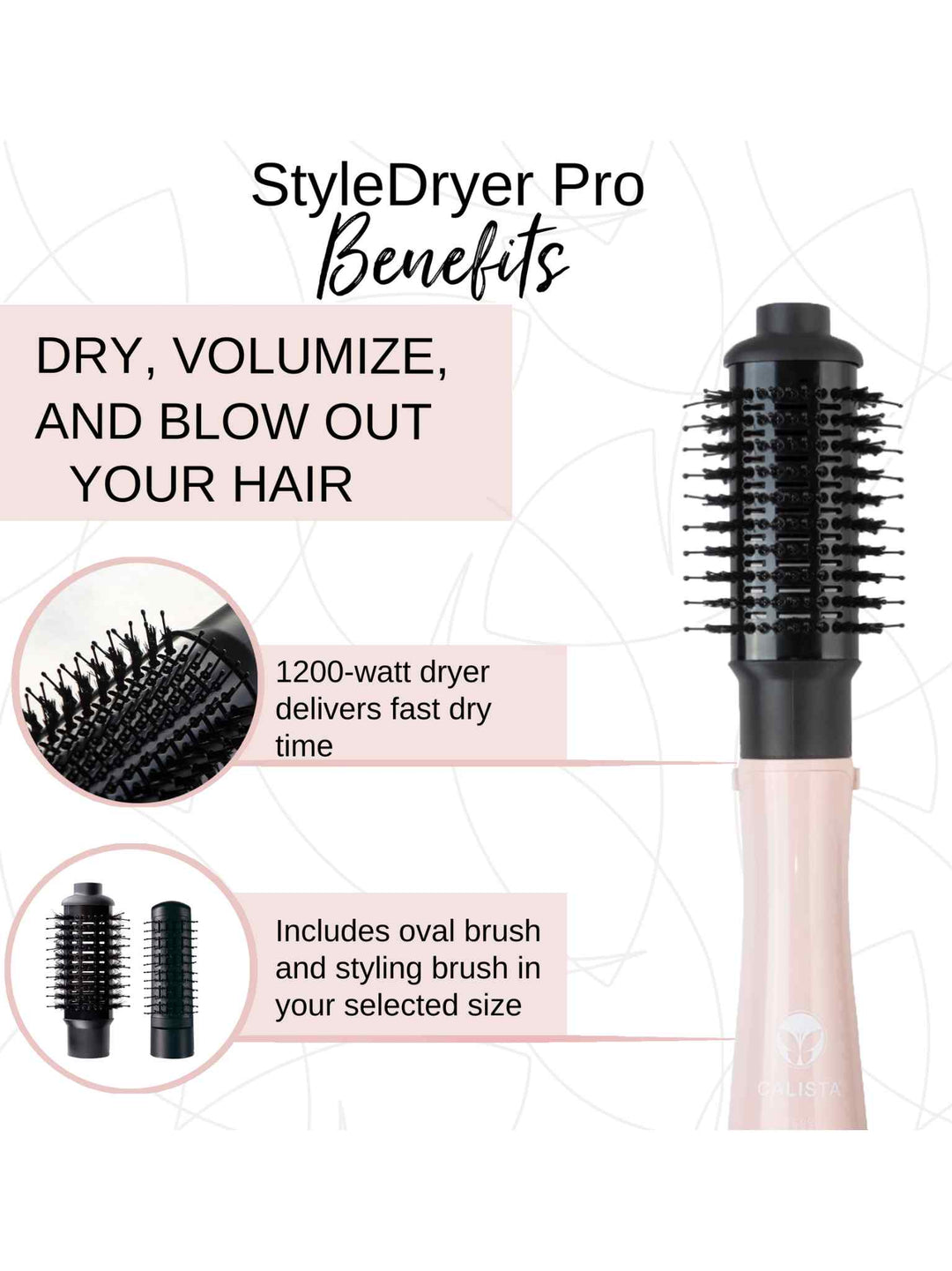 StyleDryer Pro Hair Drying Brush