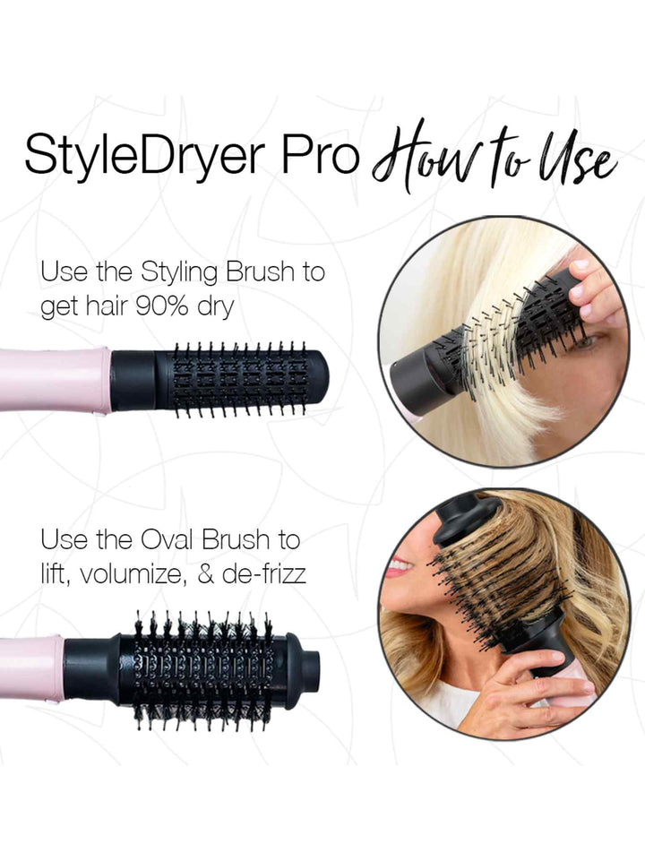 StyleDryer Pro Hair Drying Brush